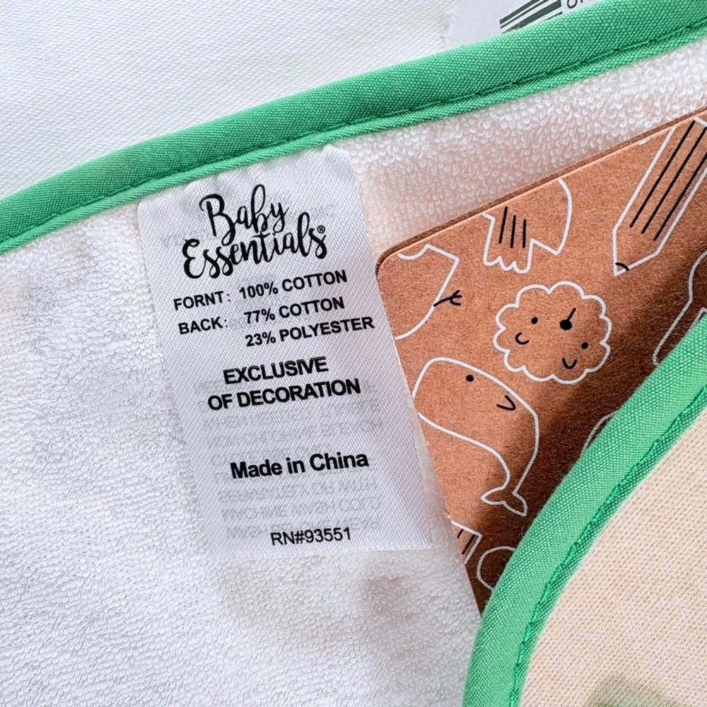 Baby Essentials Bib Teether Toy Daddy's Fishing Buddy Bear